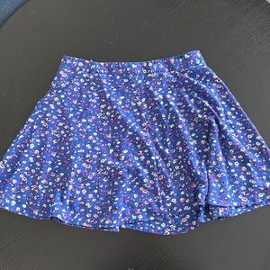 Lush Blue Floral Patterned Fabric